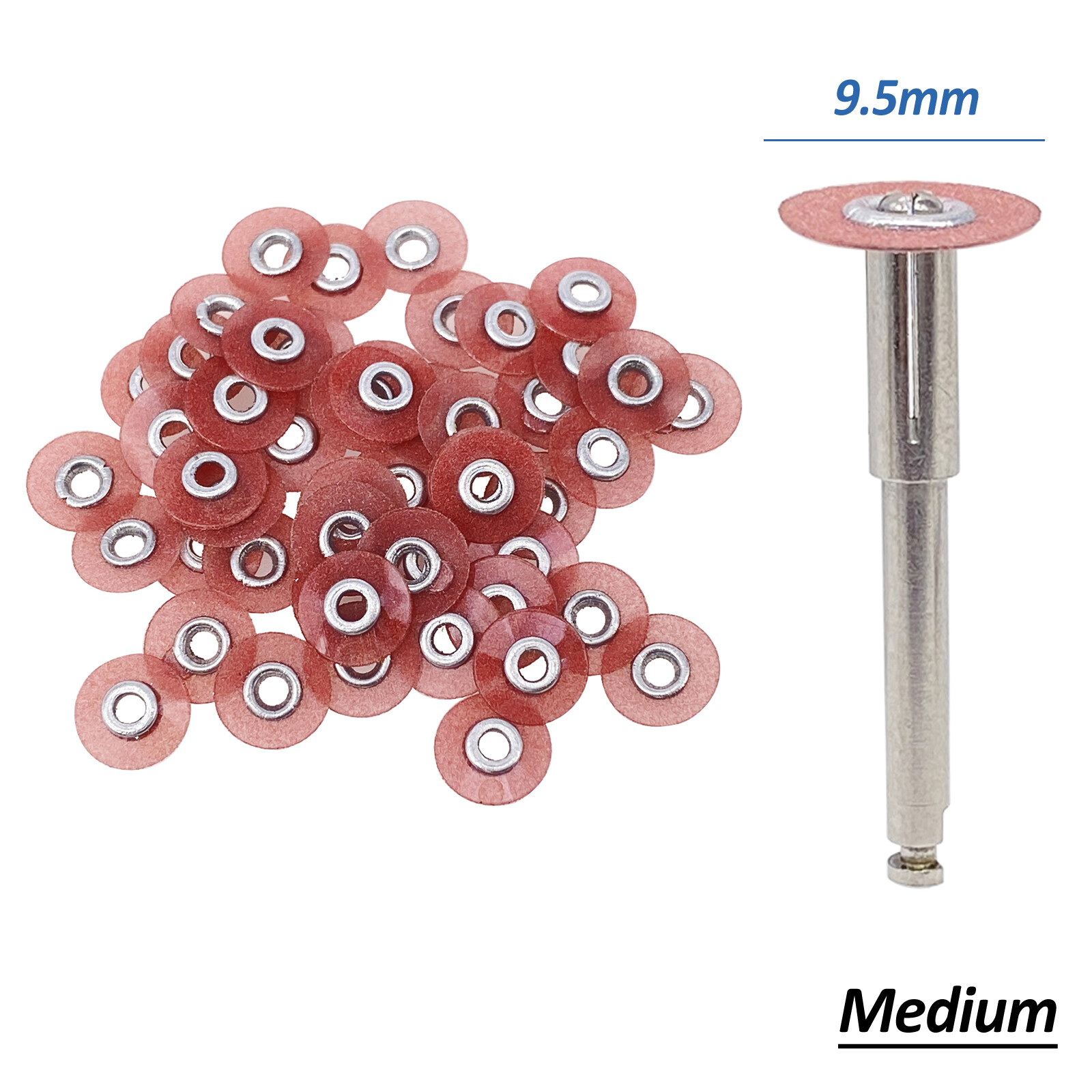 Dental Sof-Lex contouring polishing 2381 Pop-On discs 0.37″ 9.5mm or Mandrel