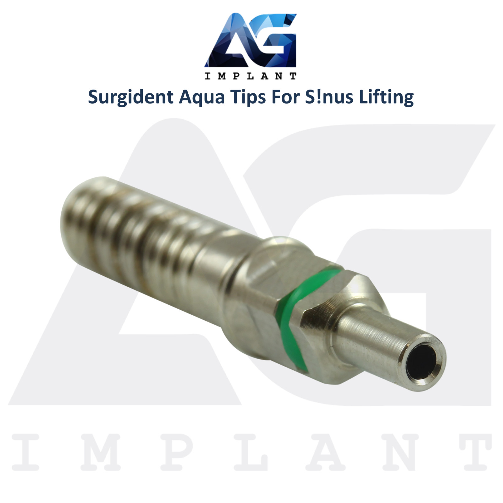 Aqua Tips Crestal S!nus Lifting Reusable Stainless Steel 5 Holes Dental Lab