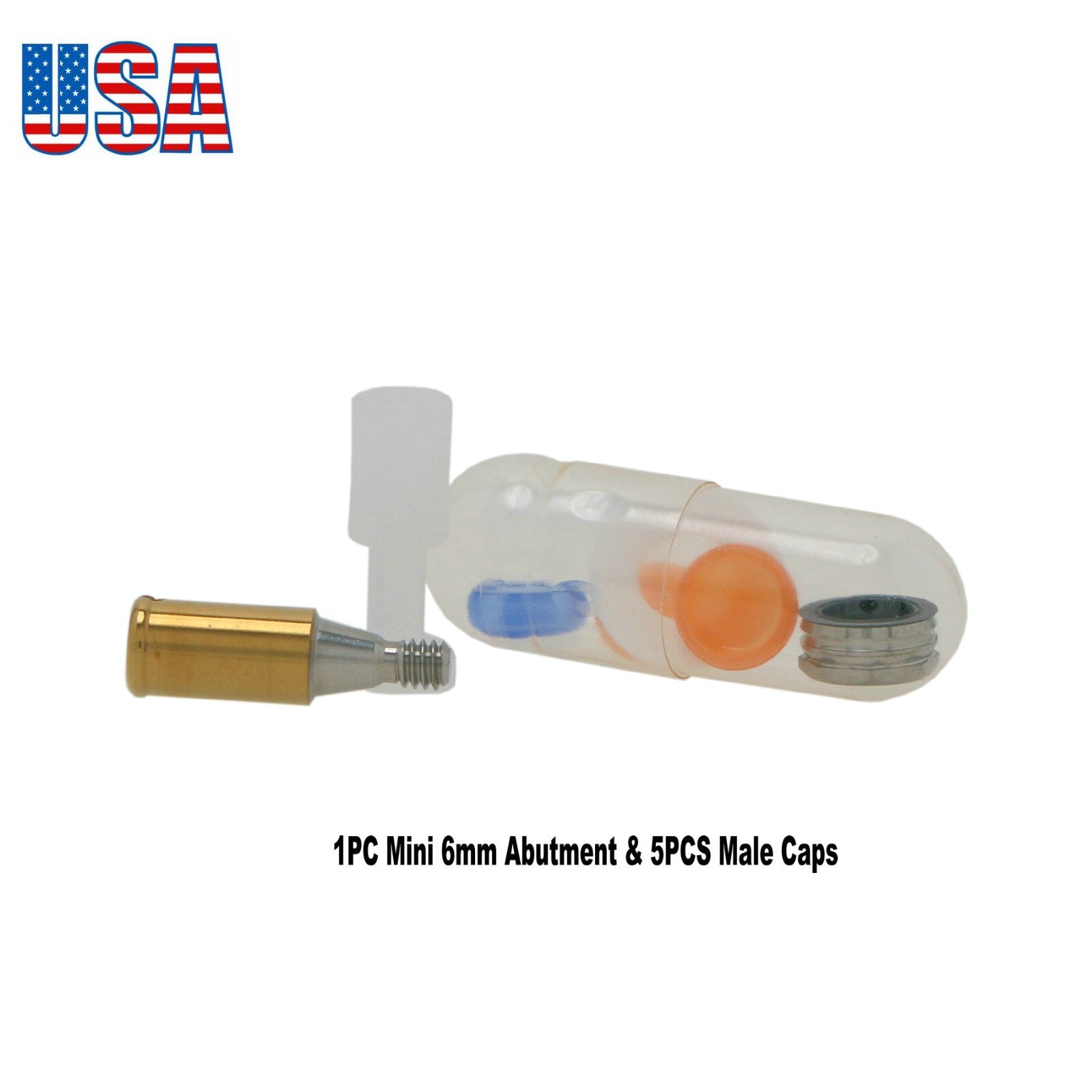 US Fits Osstem HIOSSEN ET Locator Overdenture Abutment Locator Male Cap Tool M/R