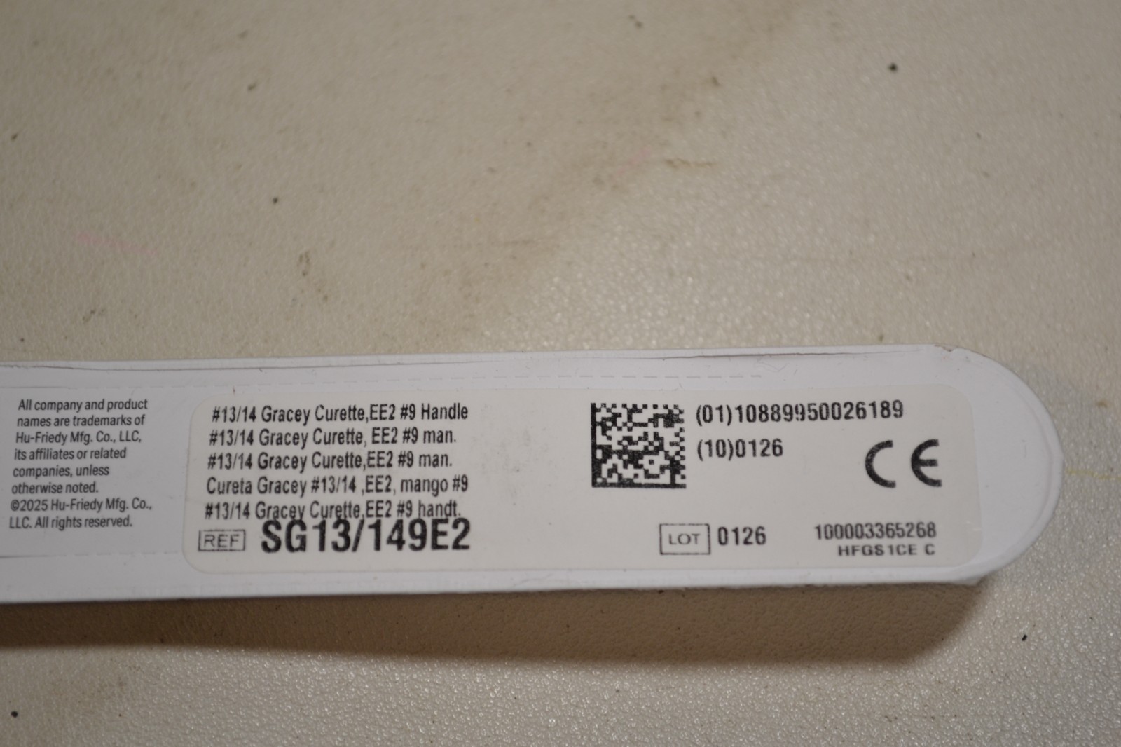 Hu-Friedy – 13/14 Gracey Curette EverEdge 2.0 #9 Handle #SG13/149E2