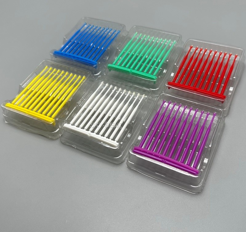 200pcs Dental Bonding Stick Adhesive Tip Applicator For Crown Porcelain Veneer
