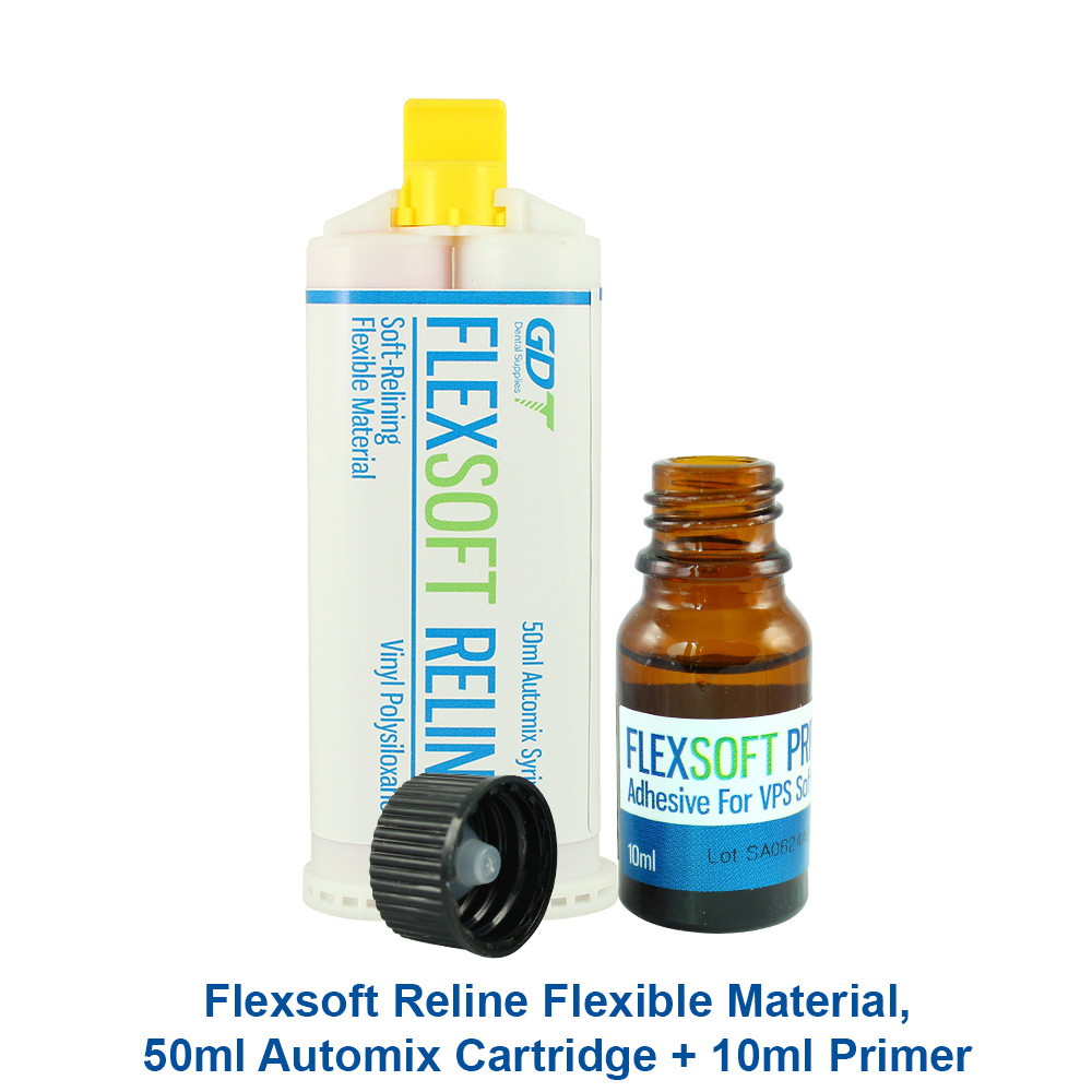 Dental Supplies Flex Soft Primer Set Denture Surface Preparation AcryIic