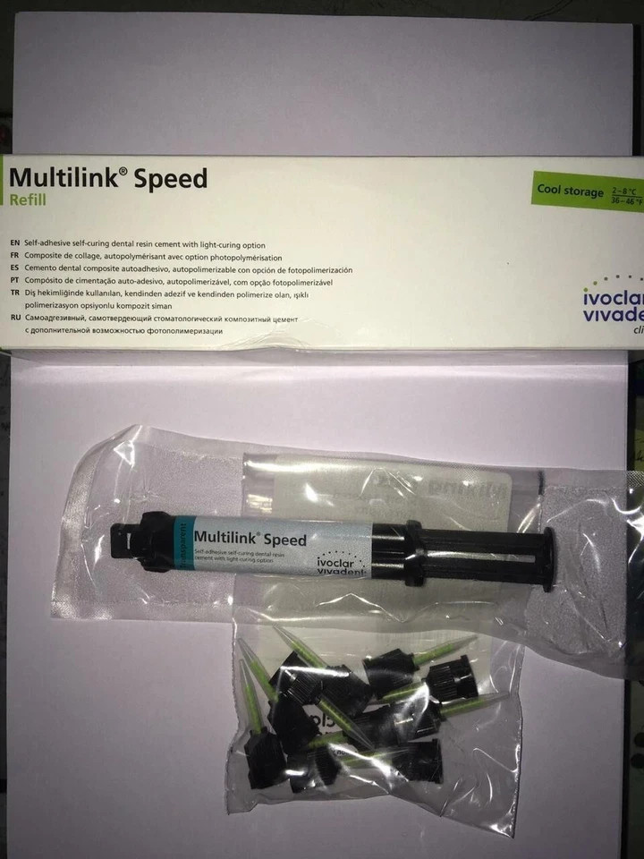 Ivoclar Vivadent Multilink Speed Self Adhesive Self Curing Dental Resin Cement