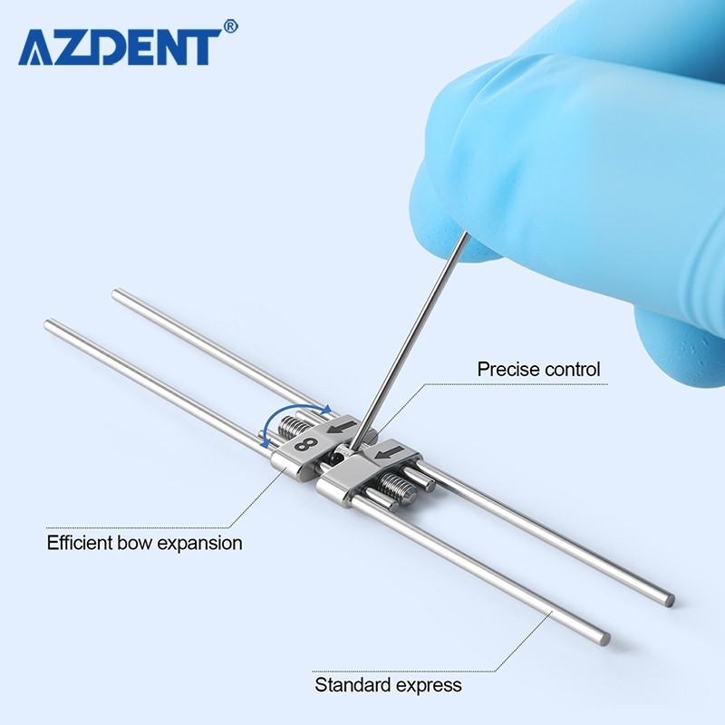 AZDENT Dental Orthodontic Expansion Screw stainless steel Expander For Bands