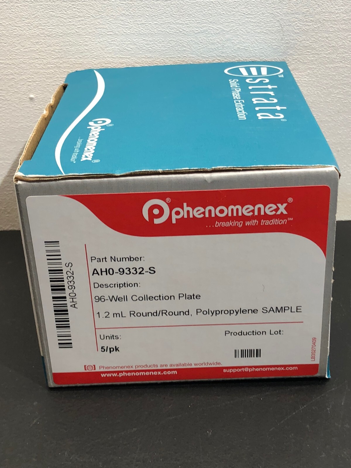 Phenomenex 96-Well Collection Plate 1.2 mL AH0-9332-S