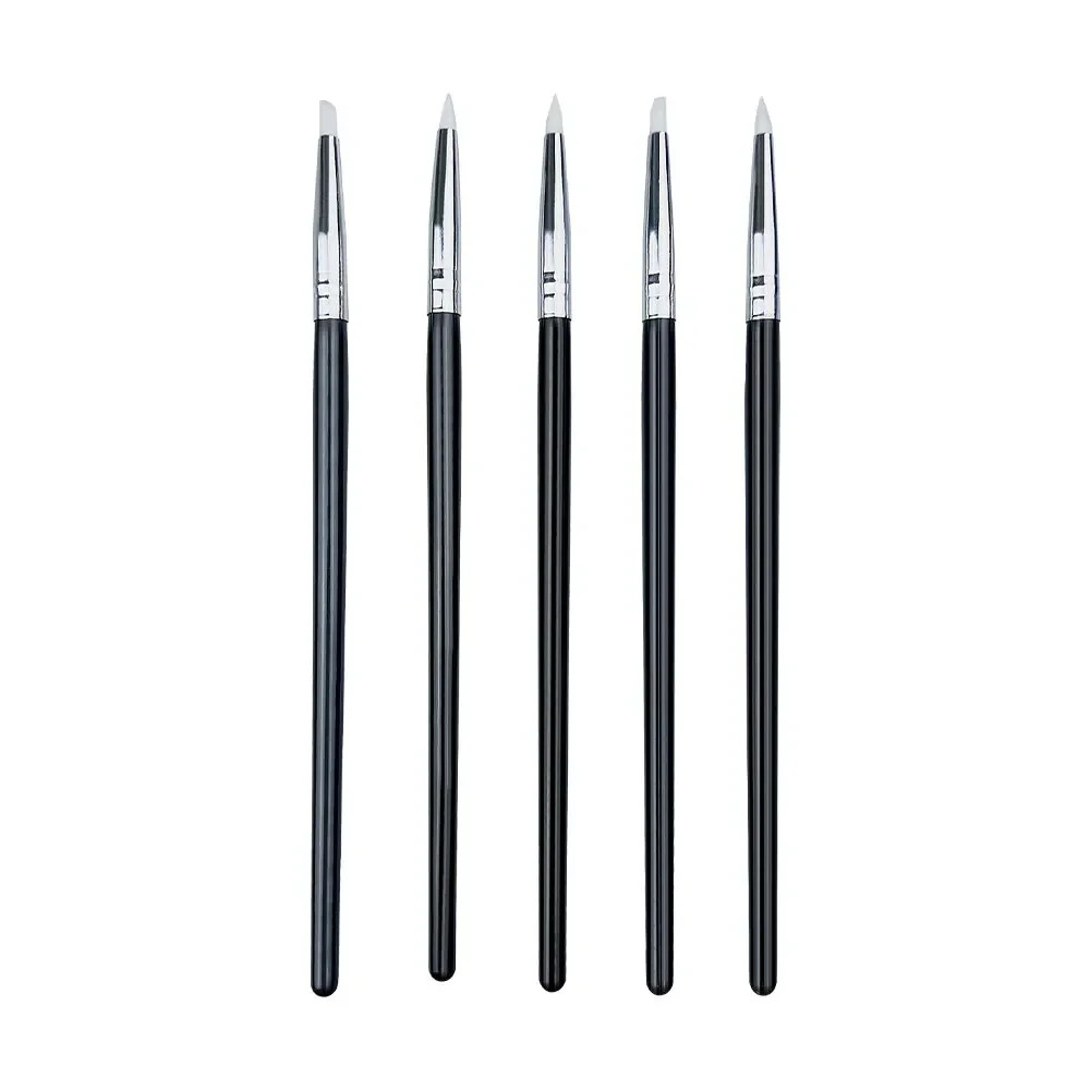 5Pcs Dental Shaping Silicone Tooth Tool Dental Resin Brush Pens for Adhesive Com