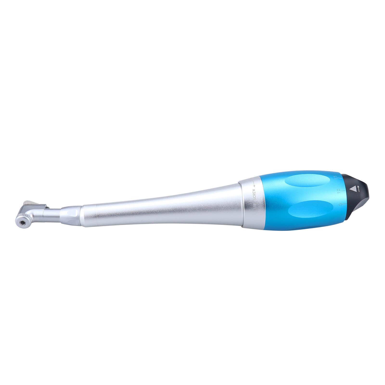 Dental Universal Implant Torque 2 Heads Adjustment Handpiece&12 Drivers Blue CE