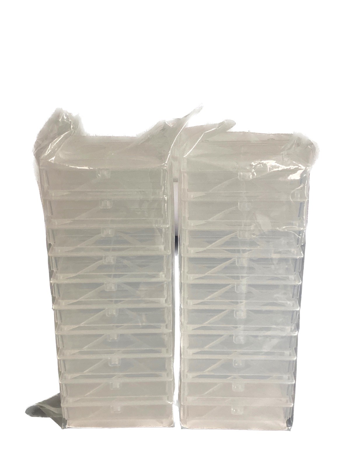 (20) RPI RESEARCH 175mL PP Graduated Reagent Reservoirs w/Lid Non-Sterile 140195