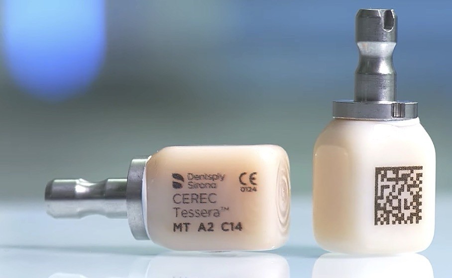 CEREC Tessera MT / A2 / C14 Milling Block Medium Translucency A2 For Cerec 4/Bx