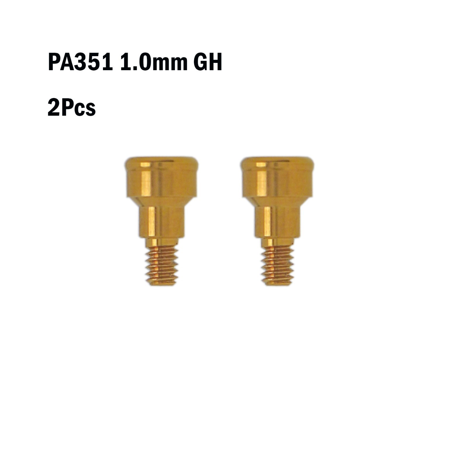 US Dental Implant Locators Male Cap Screw-Vent 1.0mmGH Ø3.5mm For Zimmer Adin