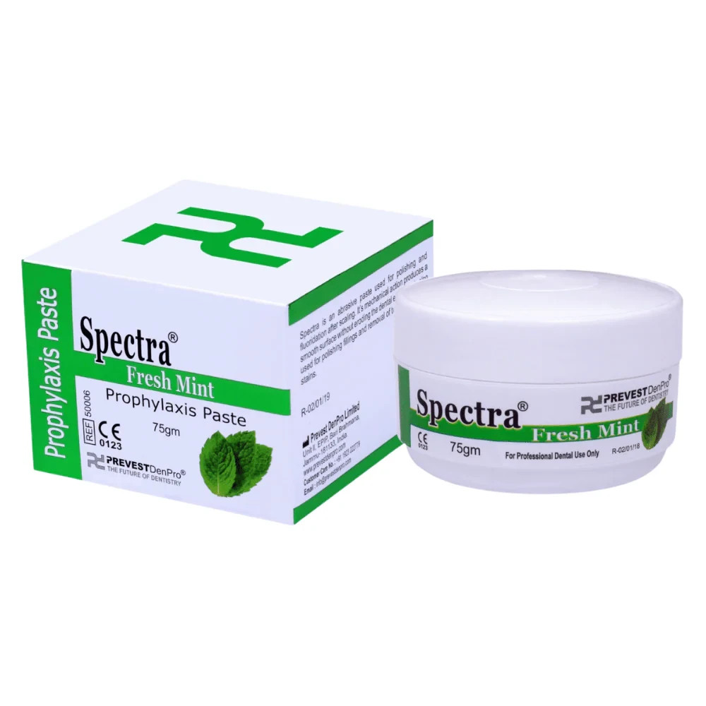 Prevest Denpro Spectra Prophyaxis Paste Fresh Mint With Fluoride 75g Jar
