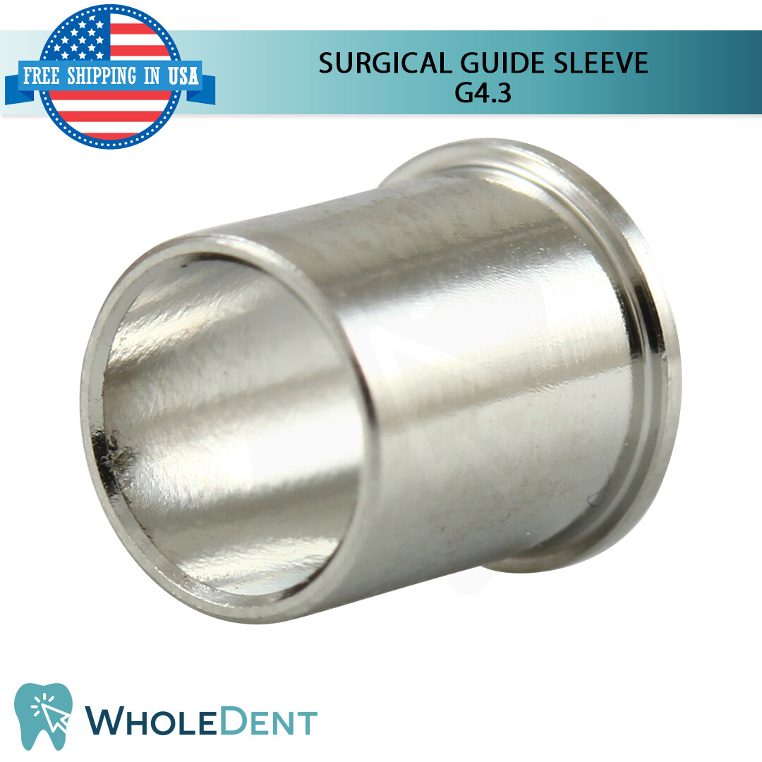 Set Of 5 Surgical Stopper Drills Ø3.2 And Guide Sleeve Dental Implant Drill