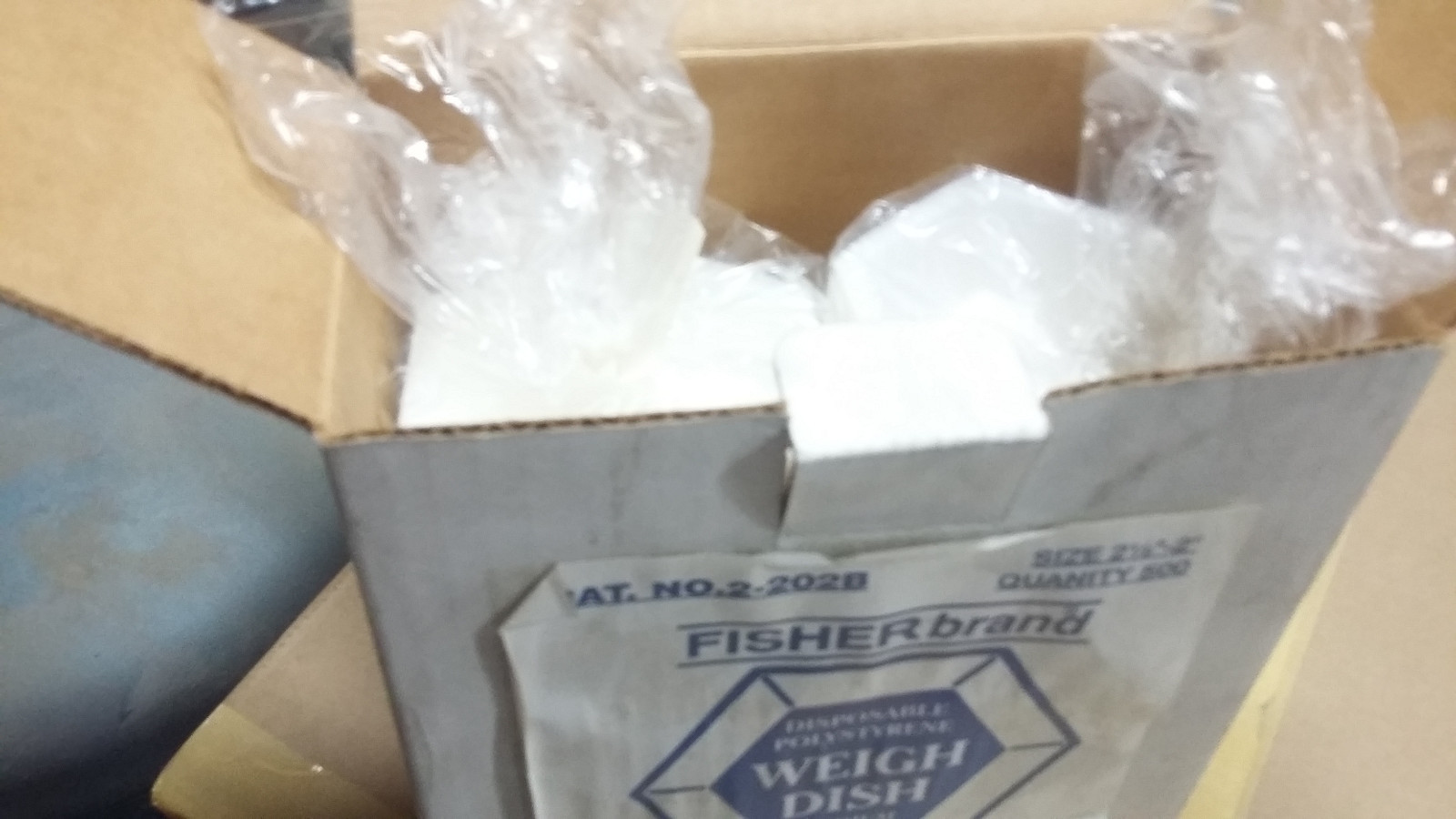 Fisher Scientific 2-202B FISHERbrand Disposable Polystyrene Weigh Dish QTY: 4000
