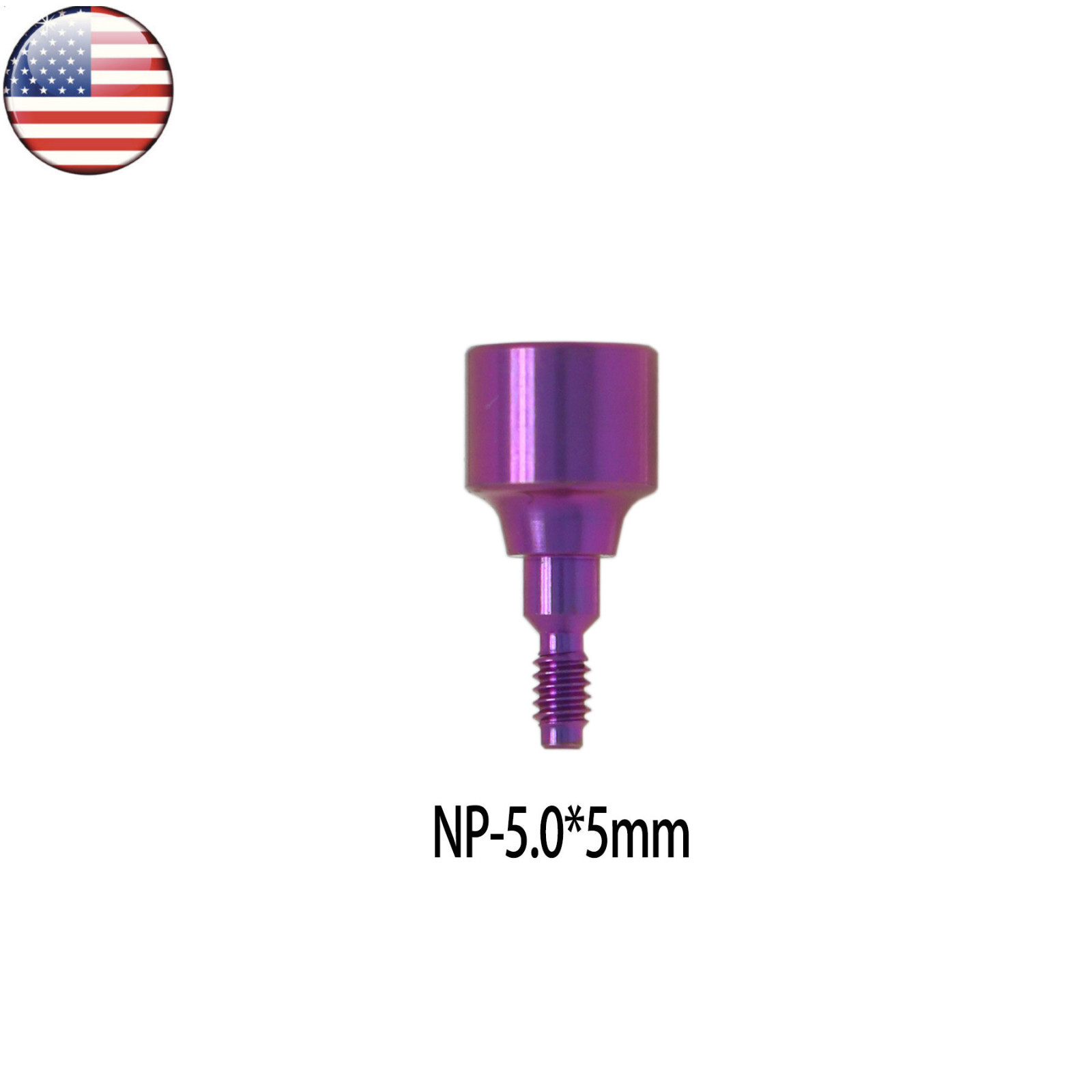 US NOBEL Dental Healing Abutment RP/NP Compatible Active ∅3.6 ∅5.0 ∅6.0 H3/5/7mm