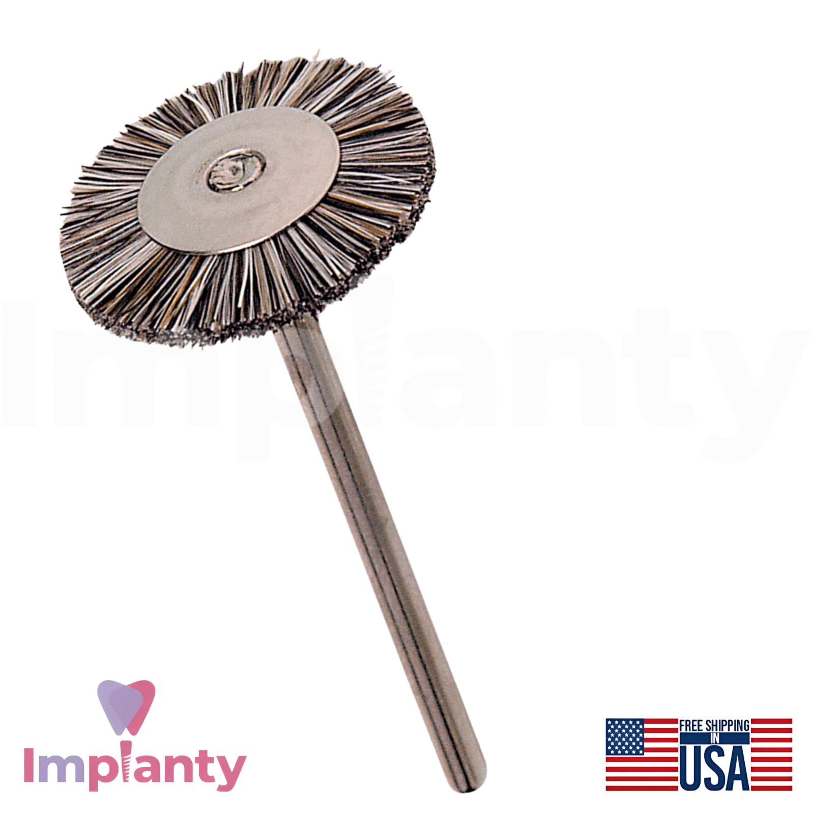 Bison Dental Polishing Brushes Ø14mm AIIoy and Porcelain High-Luster Gloss 10pcs