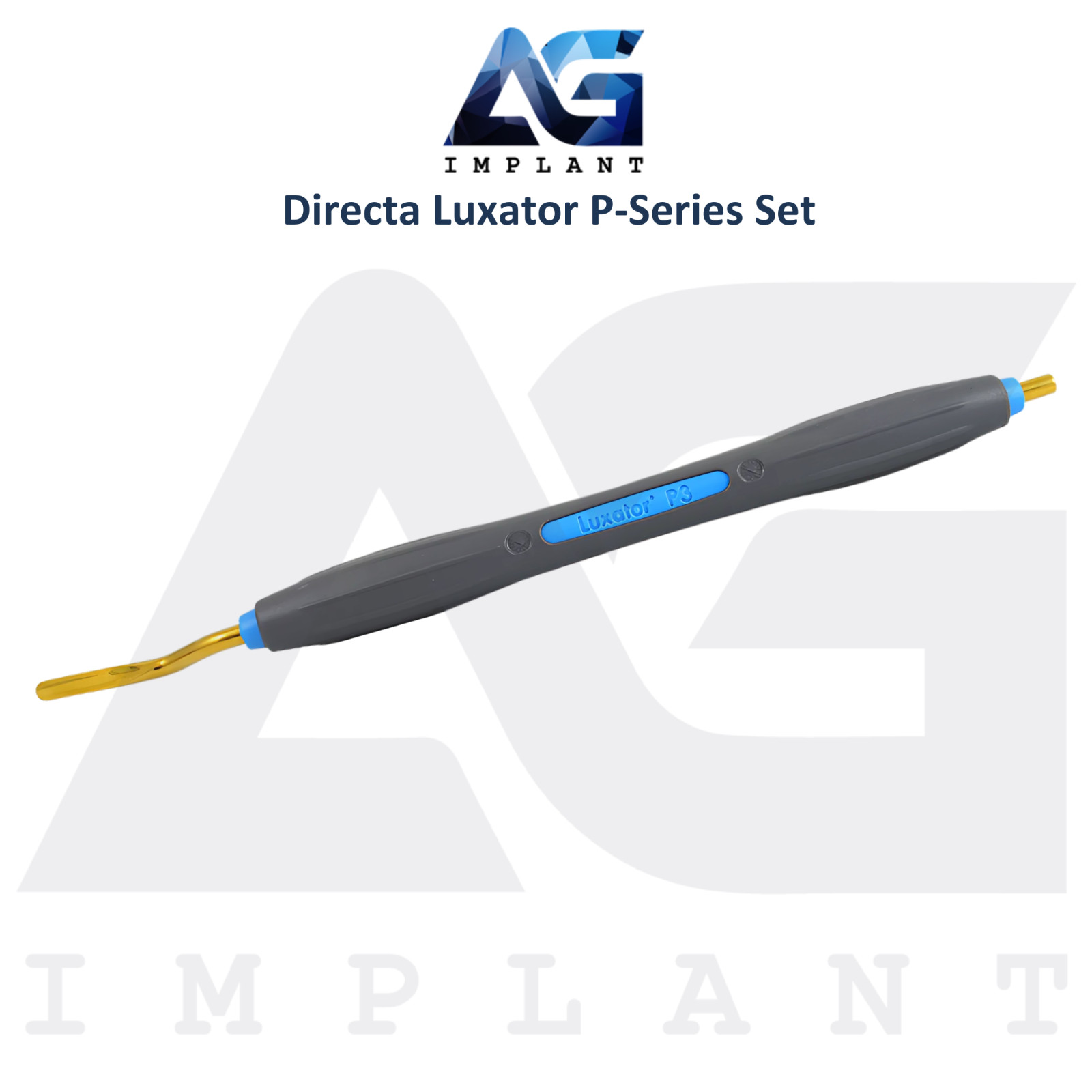Dental Luxator P-Series Set Stainless Steel Lightweight Penholder Grip Design