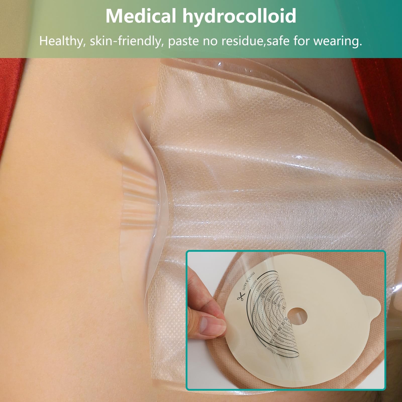 20 PCS Colostomy Bags,Ostomy Supplies,One 20pcs Ostomy Bags With Closure