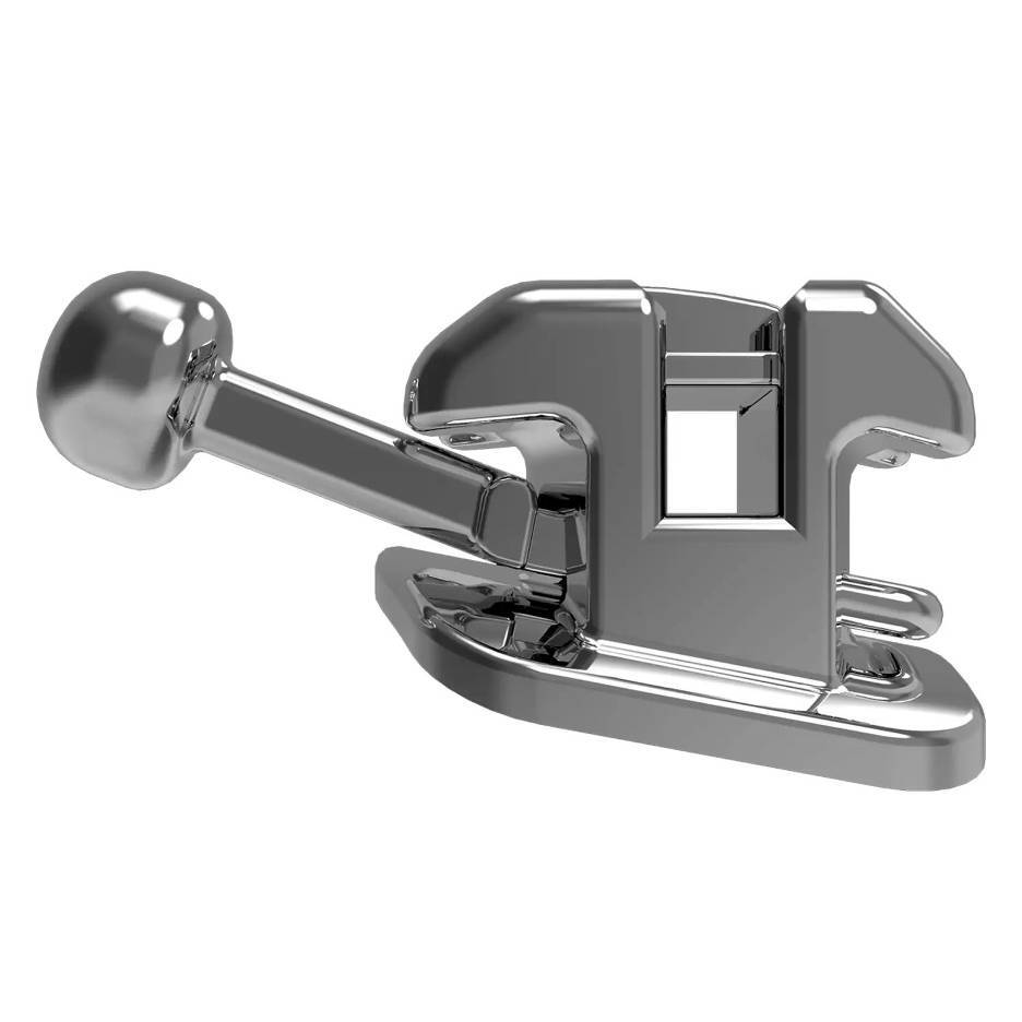 Icon Self-Ligating Metal Brackets, Std, Hook, 0.022″, U5R, 5/Pk