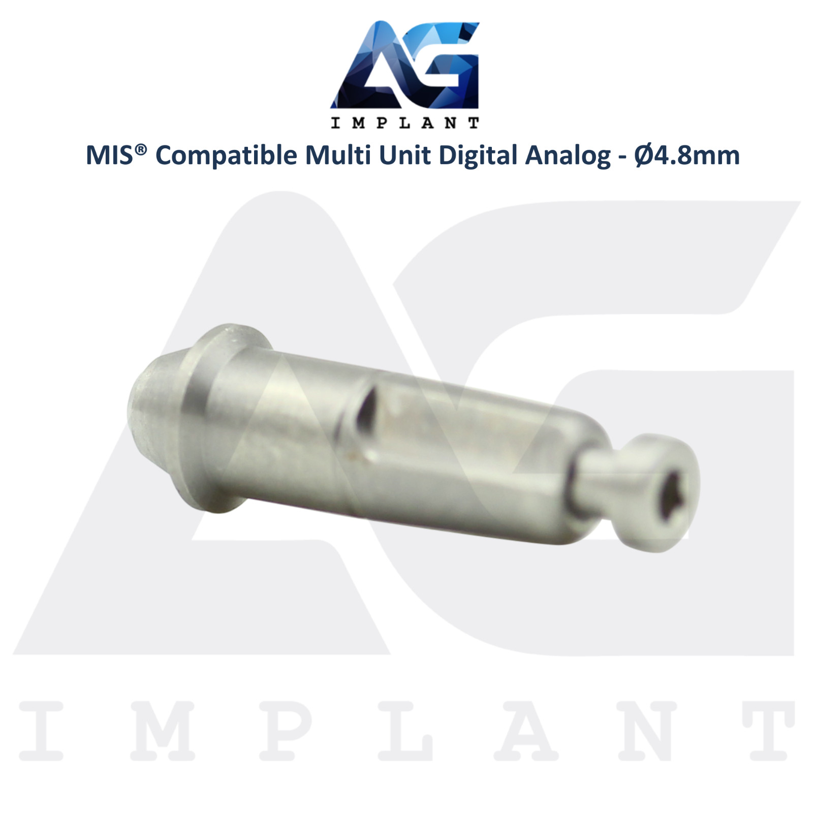x5 Multi Unit Digital Dental Analog Ø4.8mm MIS® Compatible System Lab
