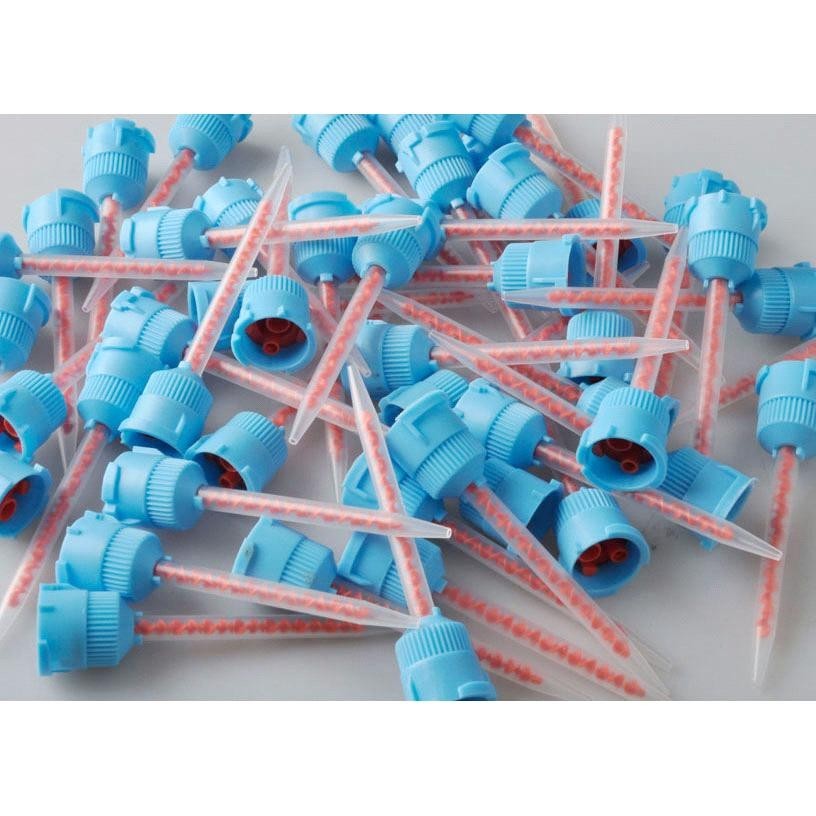 200 Pcs Crown & Bridge 10:1/ 4:1 Ra tio Blue & Orange Mix ing Tips (Free Ship)