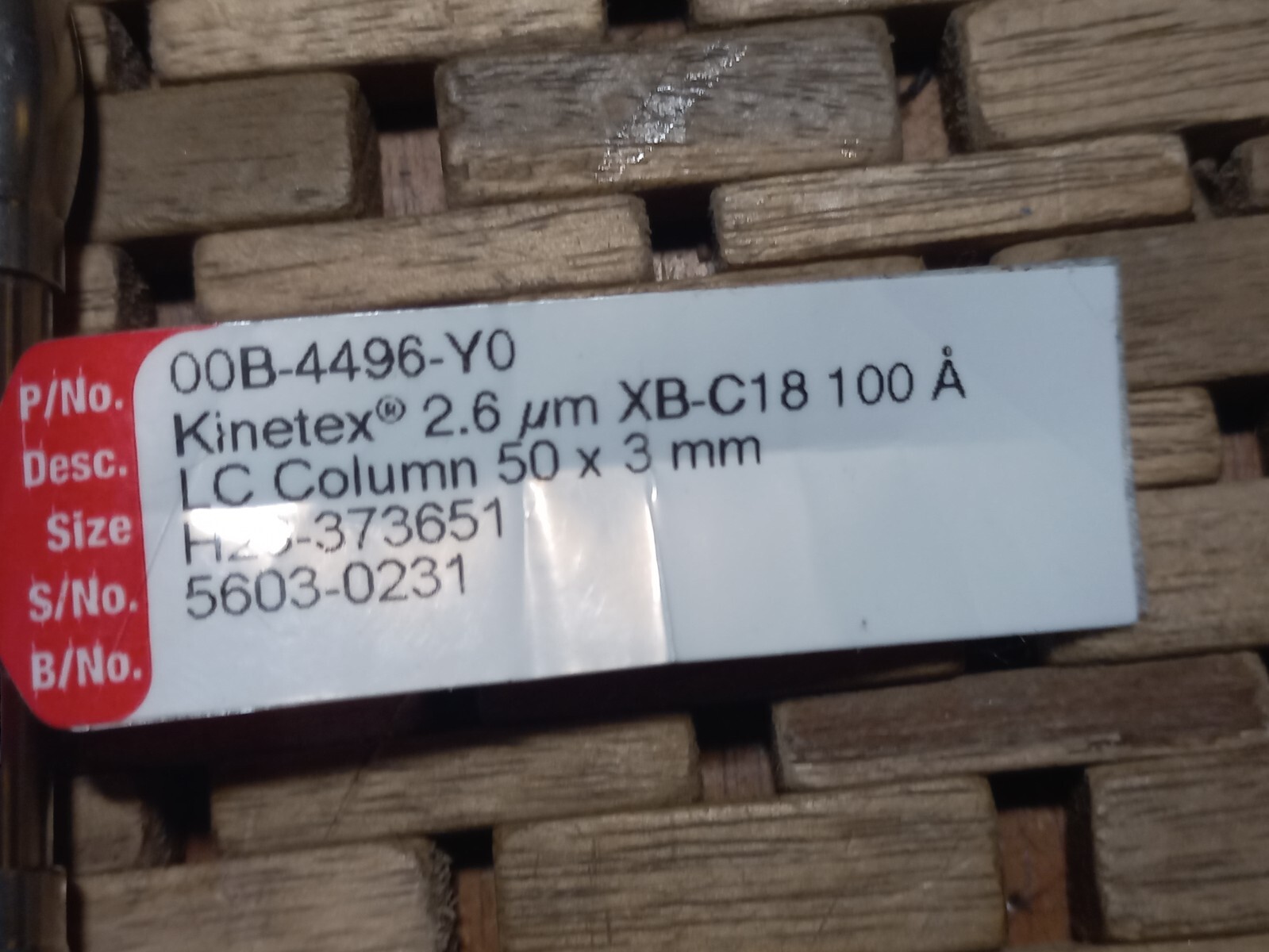 Phenomenex Kinetex 2.6µm XB-C18 100Å 50 x 3mm 00B-4496-YO LC Column Free ship