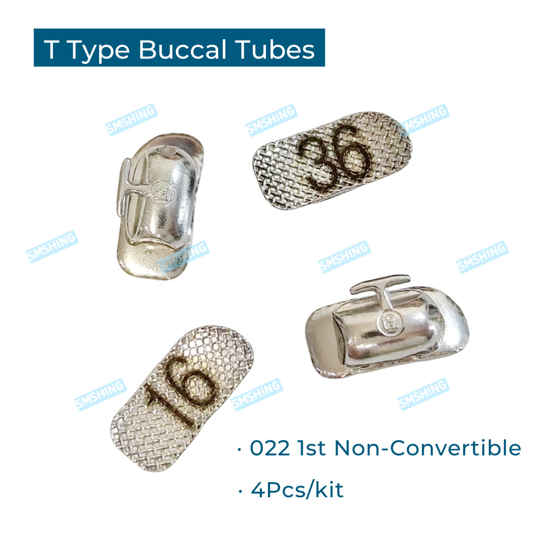 Dental T Type Hook Round Buccal Tubes Ball Ortho Hooks Tube Bidirection Traction