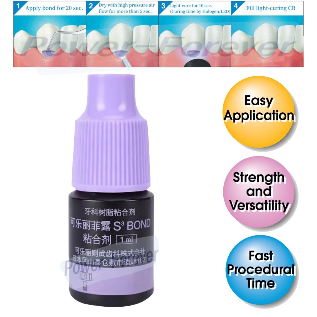 Kuraray Dental ClearFIL S3 BOND light-curing Self-etching Primer Bond Adhesive