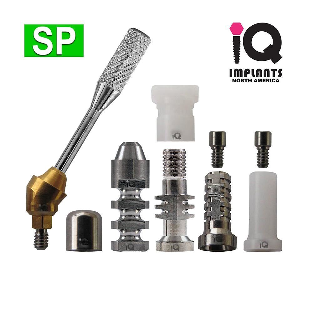 IQ USA Solid Multiunit 30º Angled, 11pcs Premium Kit, 3.5-3.75mm Int Hex Platfor