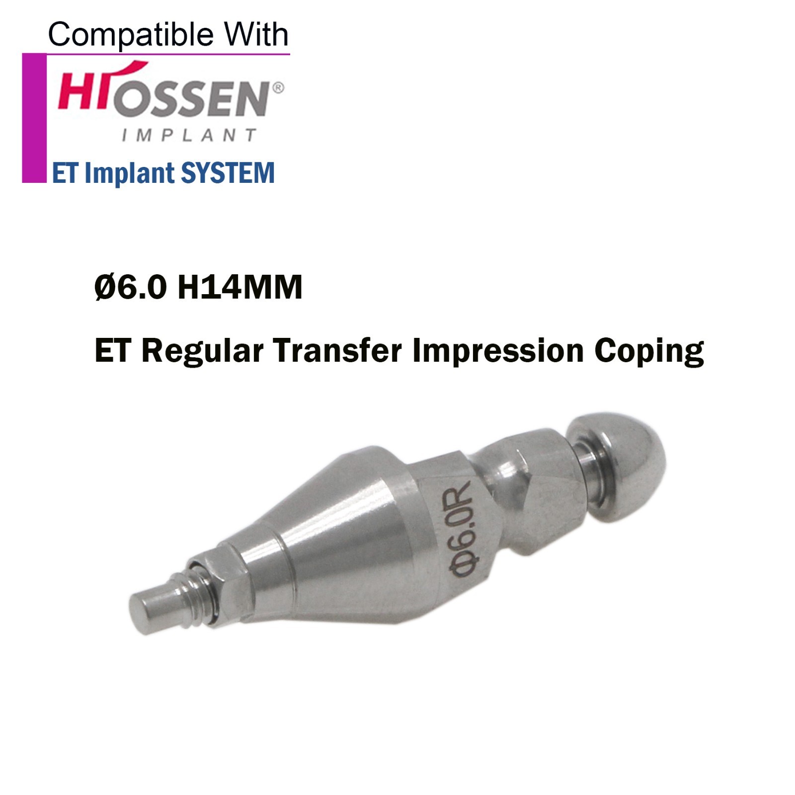 US Implant Impression Coping Closed Tray Transfer Compatible Osstem Hiossen M/R