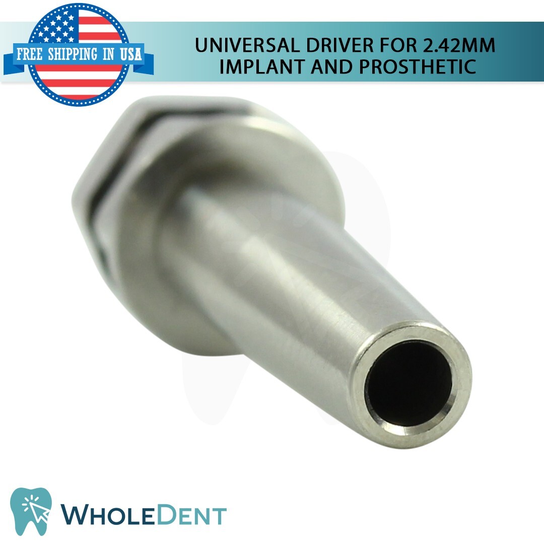 Universal Driver for 2.42mm Fixture & Prosthetics Internal Hex Connection Dental