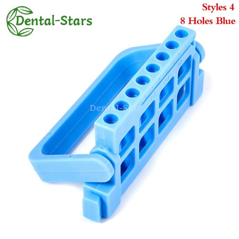 8/16 Holes Dental Bur Endo Files Block Holder Stand Autoclave Disinfection Box