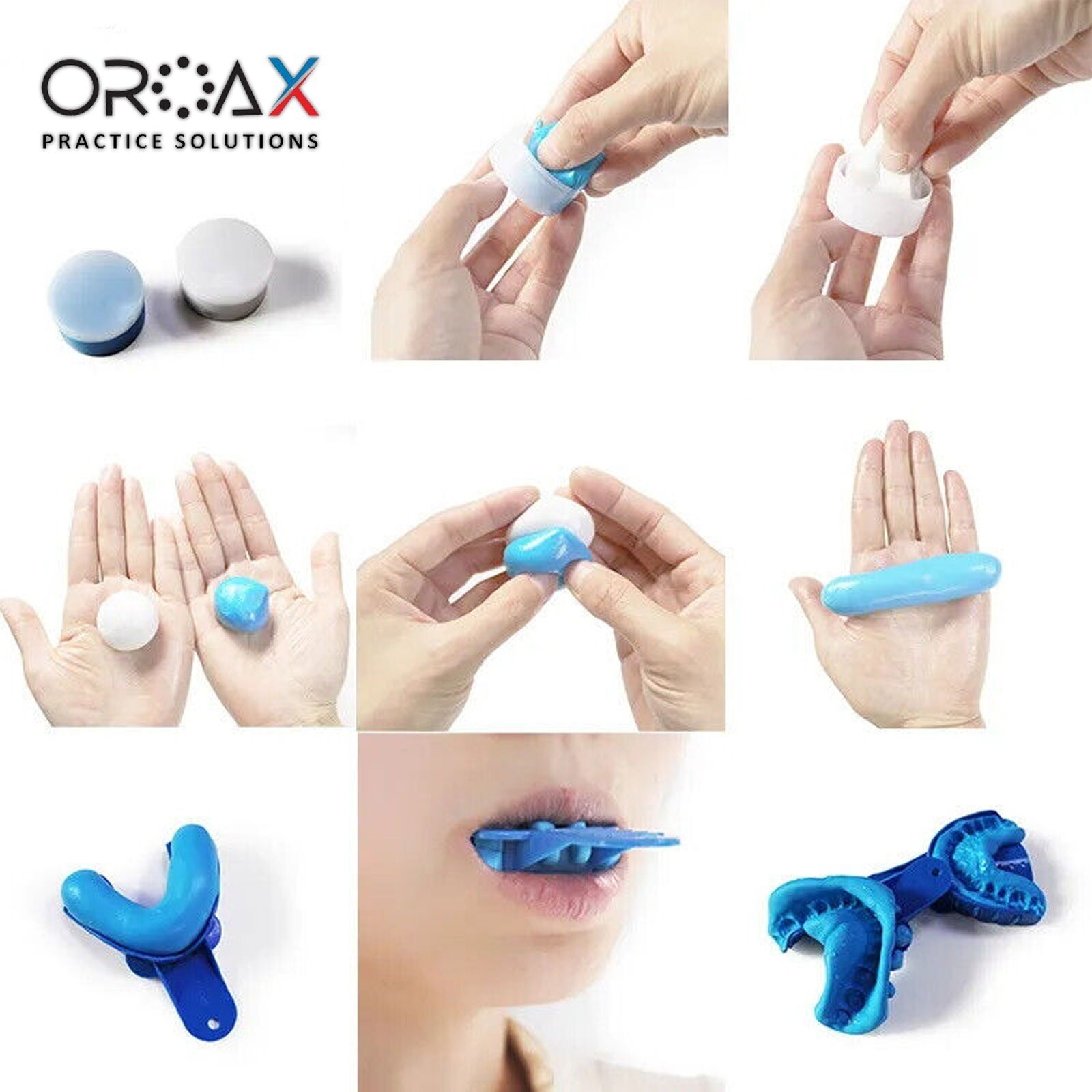 Teeth Impression Silicone Putty Material Upper Lower Hydrophilic Firmer Material