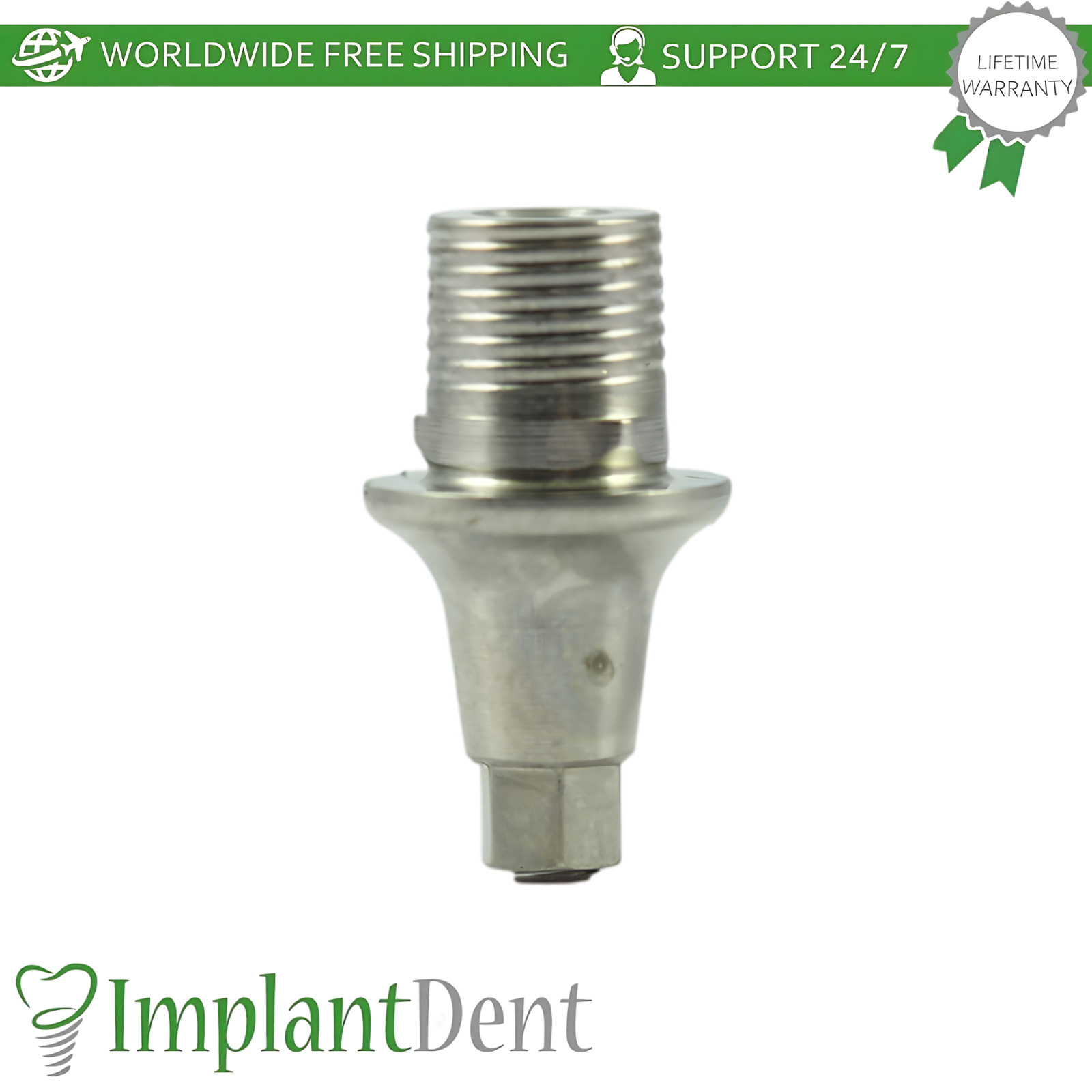 X5 Dental Prosthetic Ø5.5mm Diameter Titanium Base Neodent GM Compatible