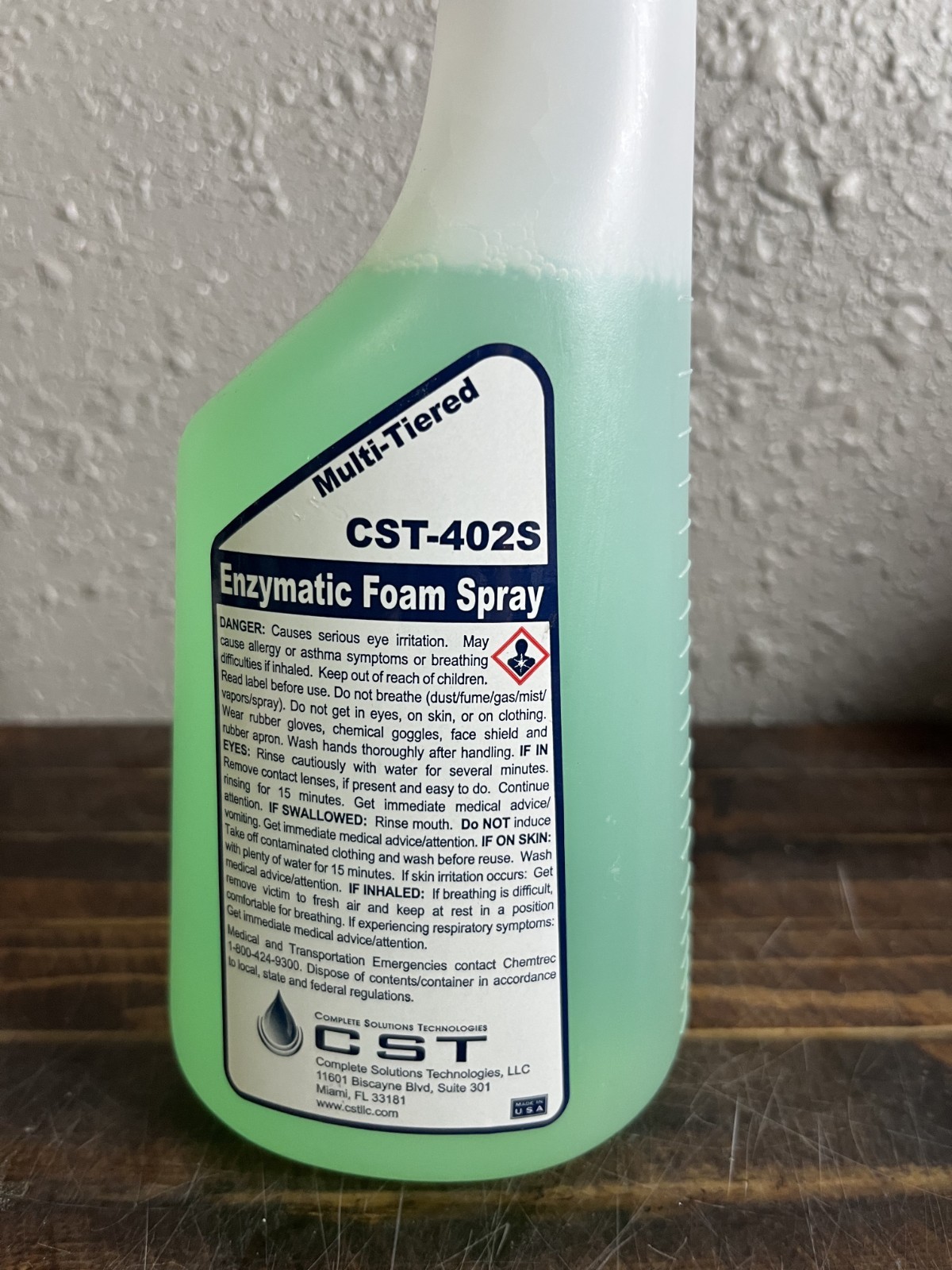 6Pcs Multi-Tiered CST-402S Enzymatic Foam Spray Surgical Instrument Pre-Cleanser