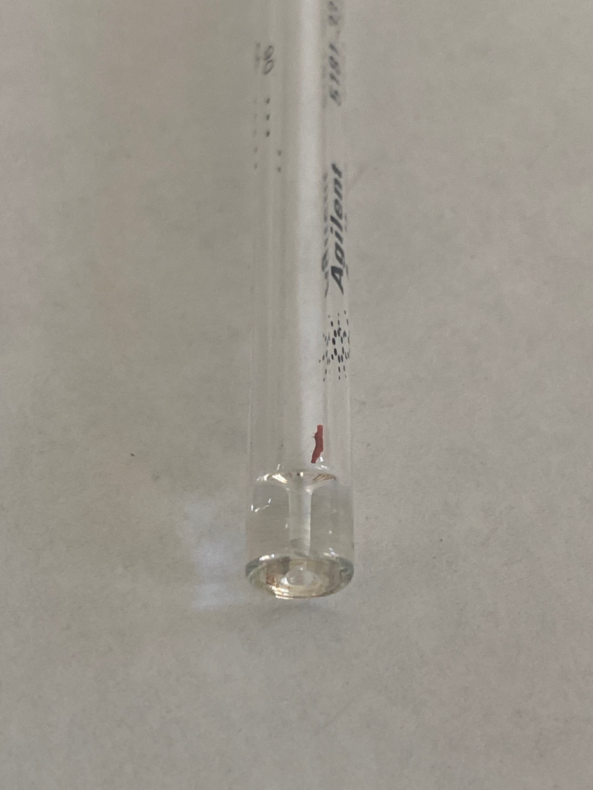 AGILENT Gas Chromatography Splitless Inlet Liner 4mm ID 78.5mm L 900uL 5181-3316