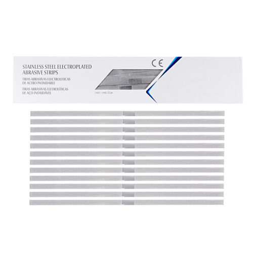 12Pc Stainless Steel Metal Dental Polishing Strips – Multiple Sizes & Quantities