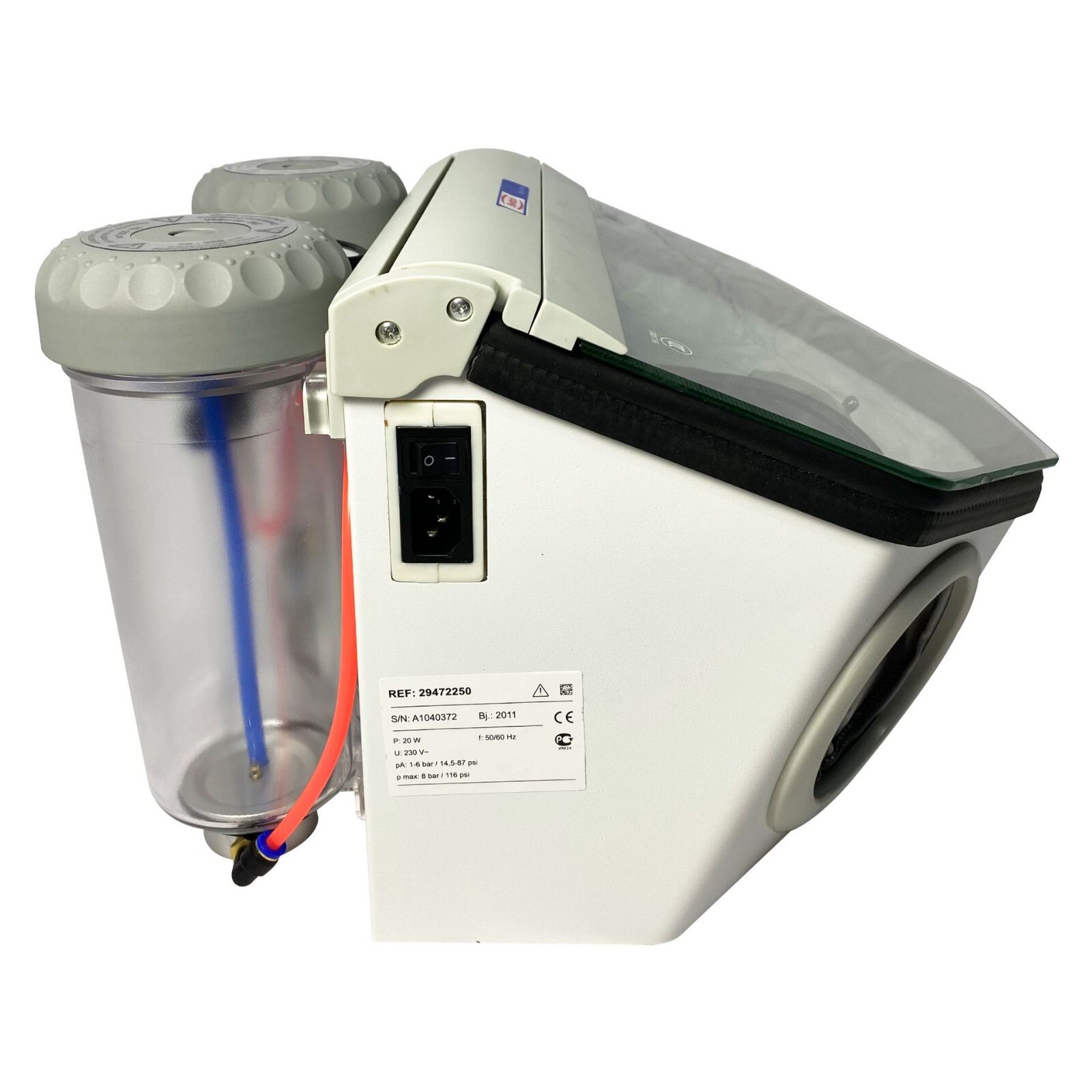 Dental Lab Equipment Twin Pen Sandblasting Machine Dental Sandblaster Unit