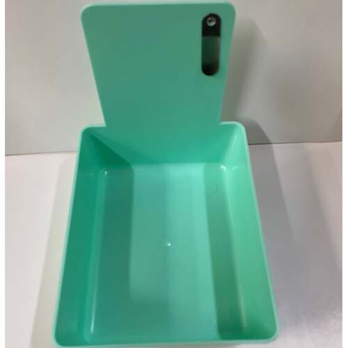 Light Green Dental Lab Pan w/ Stainless Steel Clip 12pk 7″ x 5¾” x 2½” Made USA