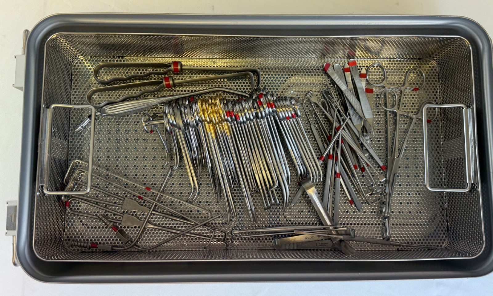 82 Piece V. Mueller ENT Instrument Tray w/ Genesis Sterilization Case
