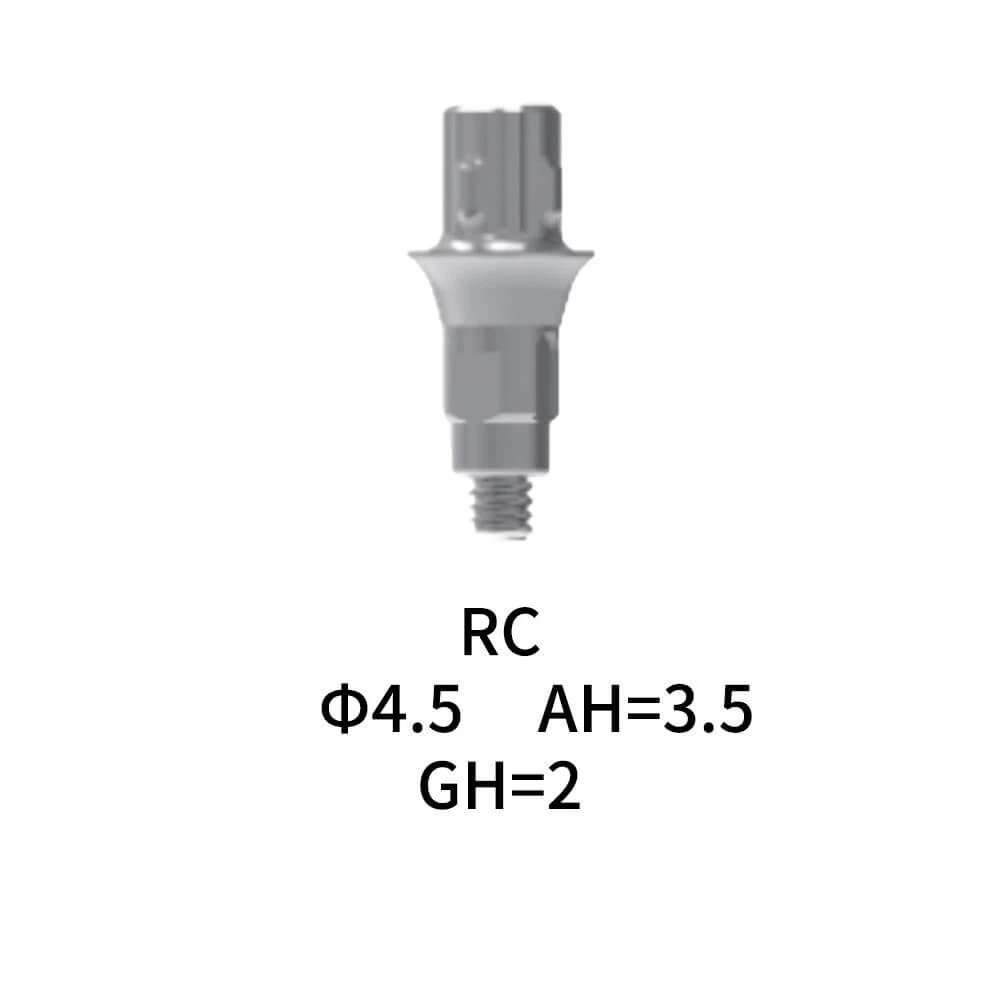 Straumann Compatible Cement-Retained Abutment Φ4.5mm AH3.5/5.5 GH1/2/3 RC