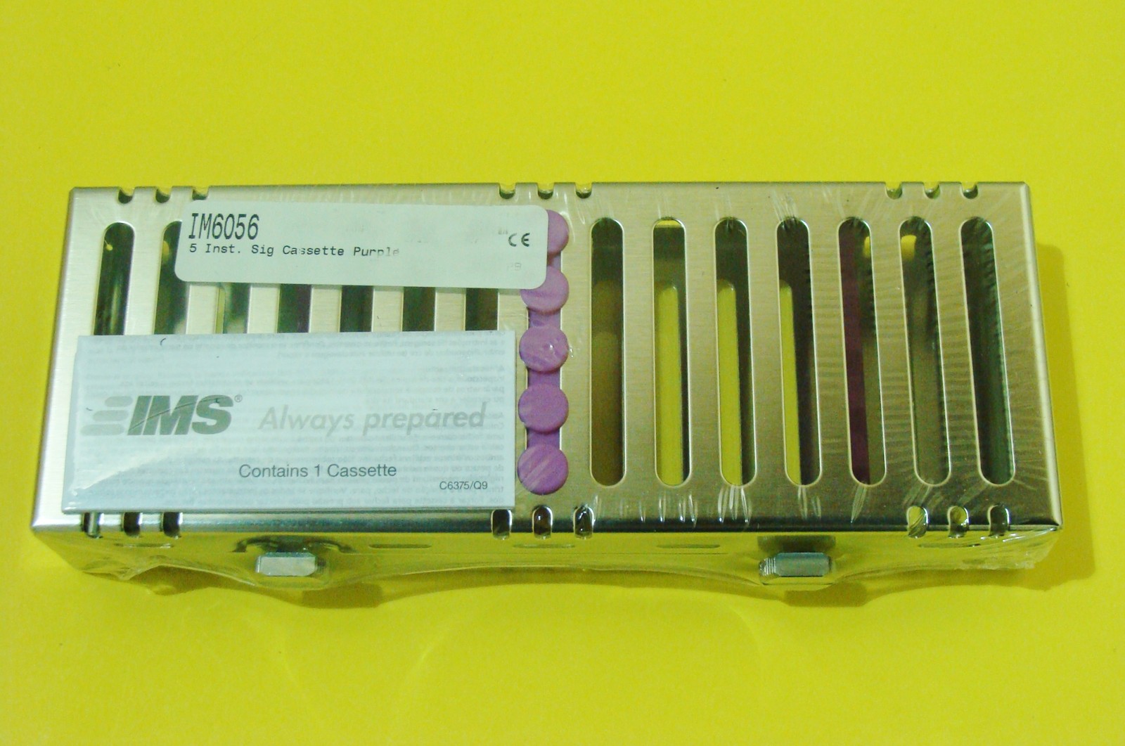 Dental 5 Instrument Cassette Box Surgical Purple IM6056 HU FRIEDY