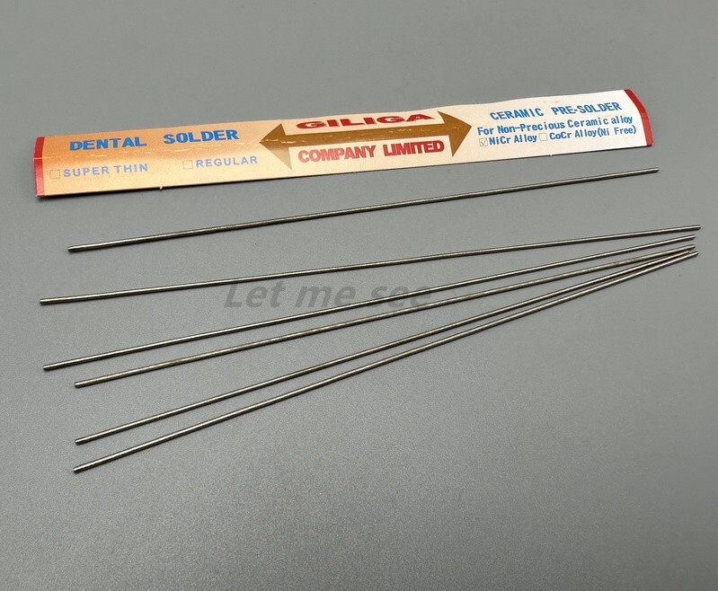 Dental Lab Solder NiCr High Temperature Welding Rod Ceramic Soldering Material