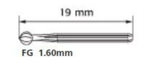 330 [a pack of 10 or 100] Pear – Plain Cut Operative & Surgical Carbide Burs
