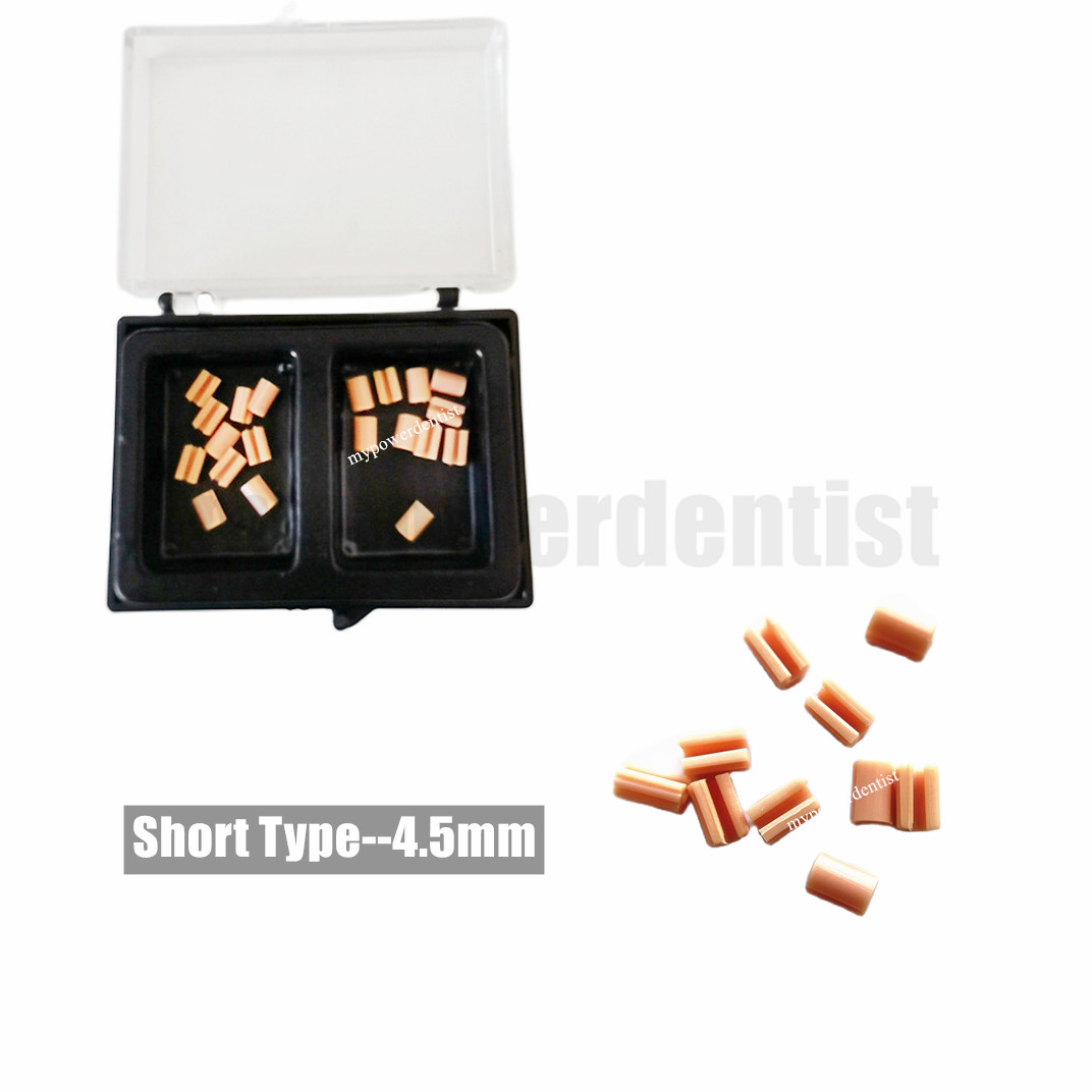 5~60Pcs Dental Pink Clips Bolt Inserts Overdenture Attachment