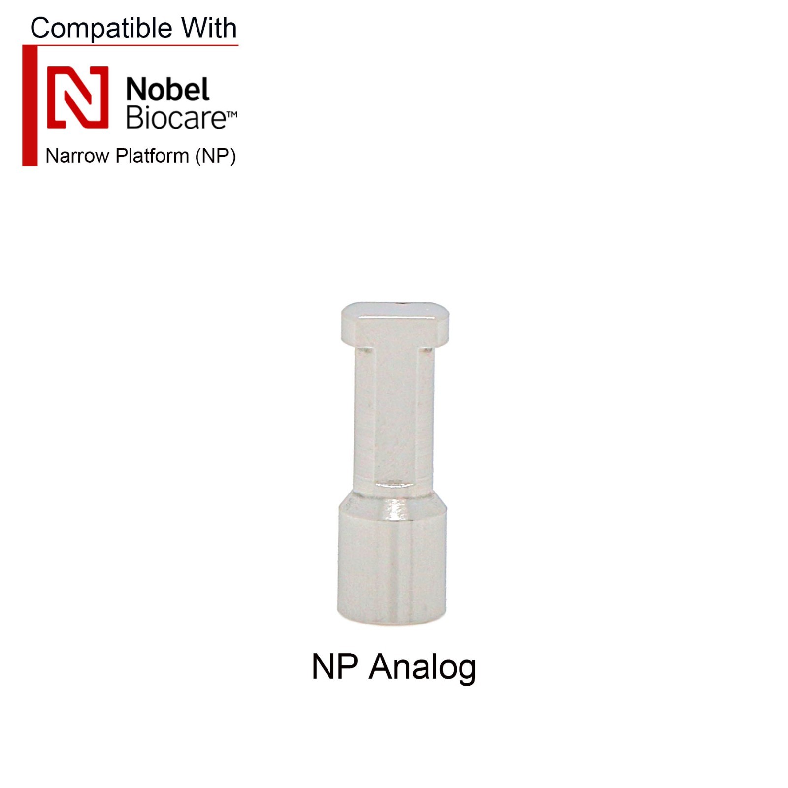 Dental Healing Abutments/Transfer Coping Open/Closed NP/RP Tray For Nobel Active