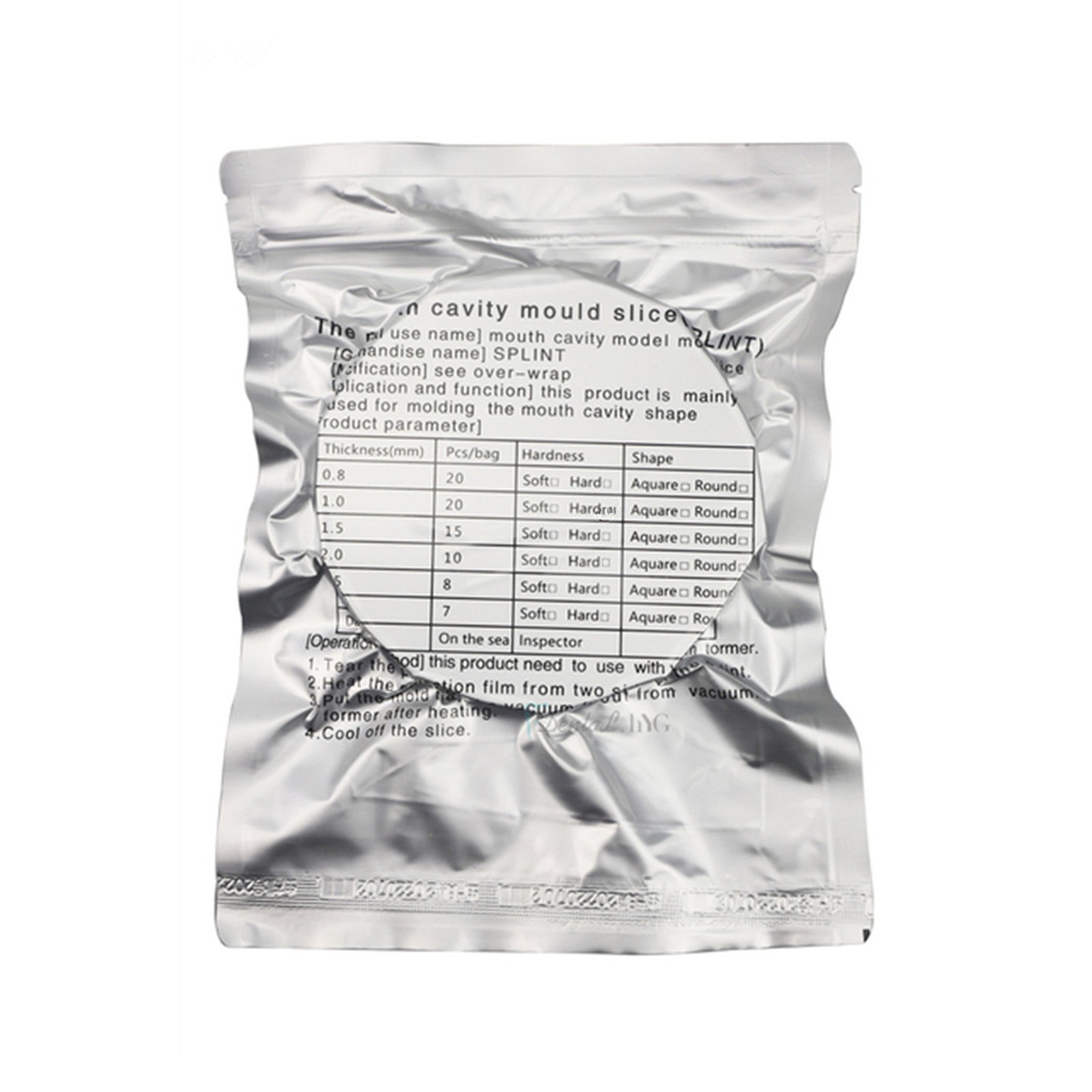 15Pcs Dental Orthodontic Splint Retainer Vacuum Forming Sheet Hard Plastic 1.5mm