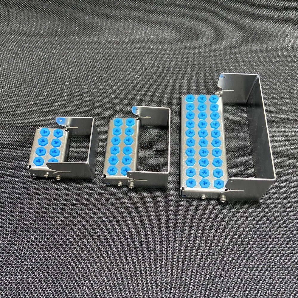 Dental Disinfection Box Implant Drill Burs Organizer Holder Block 8/12/30 Holes