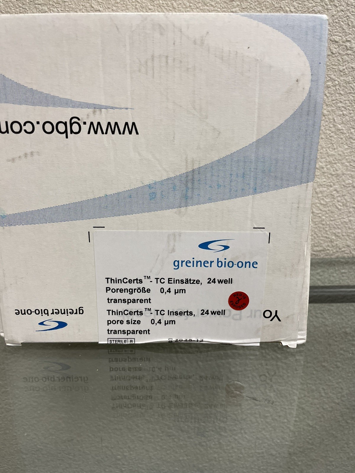 Greiner Bio-One ThinCert Cell Culture Insert, Transparent Membrane, 662641