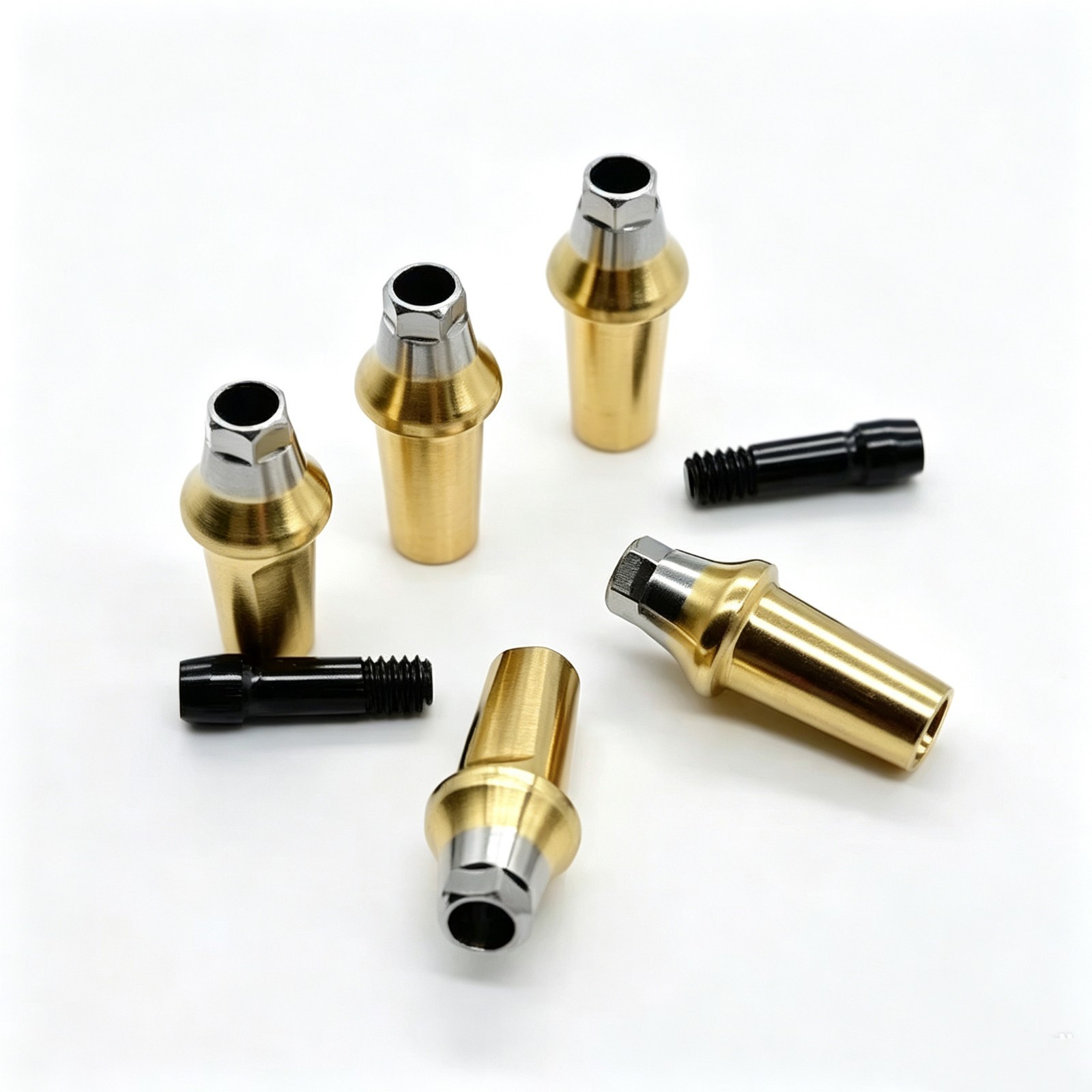 Dental Transfer Cemented straight abutment fit Oss Hiossen Mini Regular platform