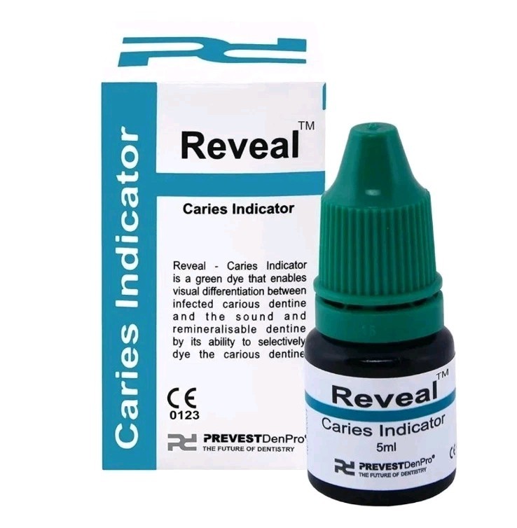 Dental REVEAL 5ml Pack Caries Indicator Dye Dentin Caries Detector free shipping